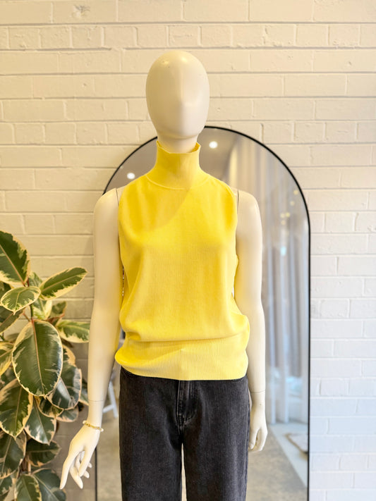 Viktoria and Woods Yellow Awestruck Knit Top - Size 4 (12-14)