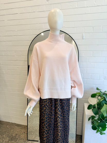Reiss Royal Ballet Blush Batwing Lily Jumper - Size M (12 - 14)