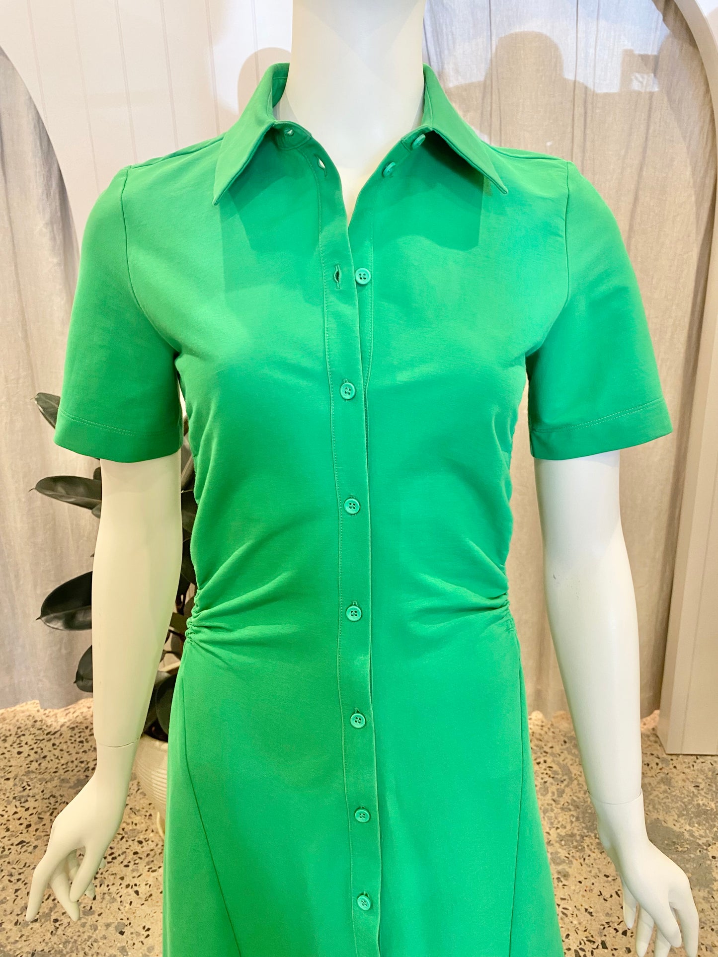 COS Shirtdress in Green - Size XS (8)