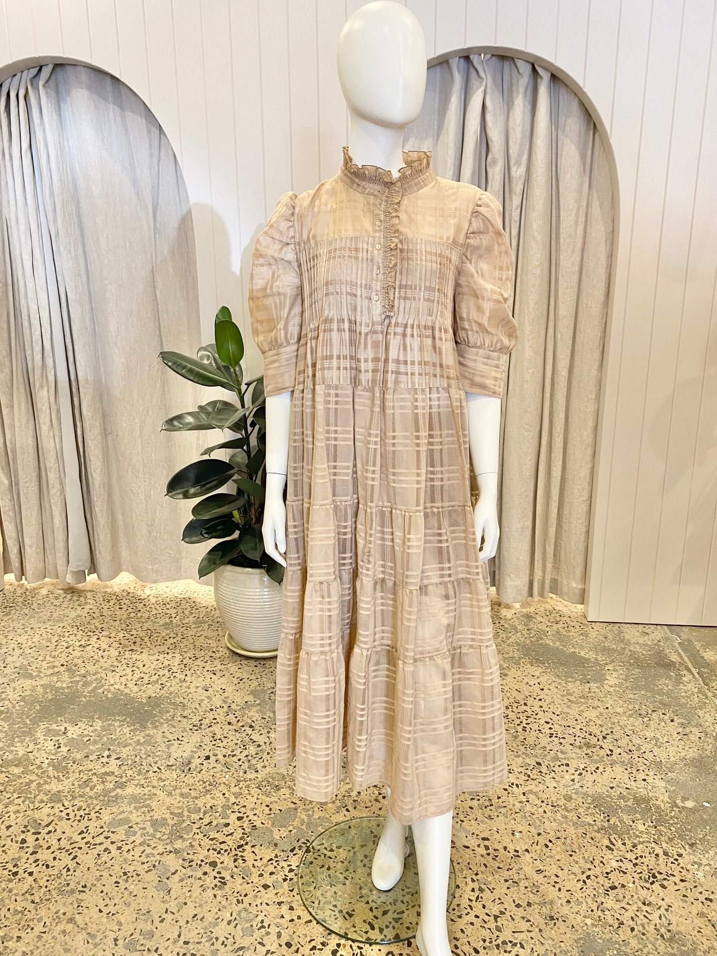 Birgette Herskind Rio Midi Dress - Size 12/14