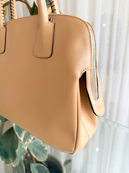 Bally Leather 'Doctors' Handbag in Tan