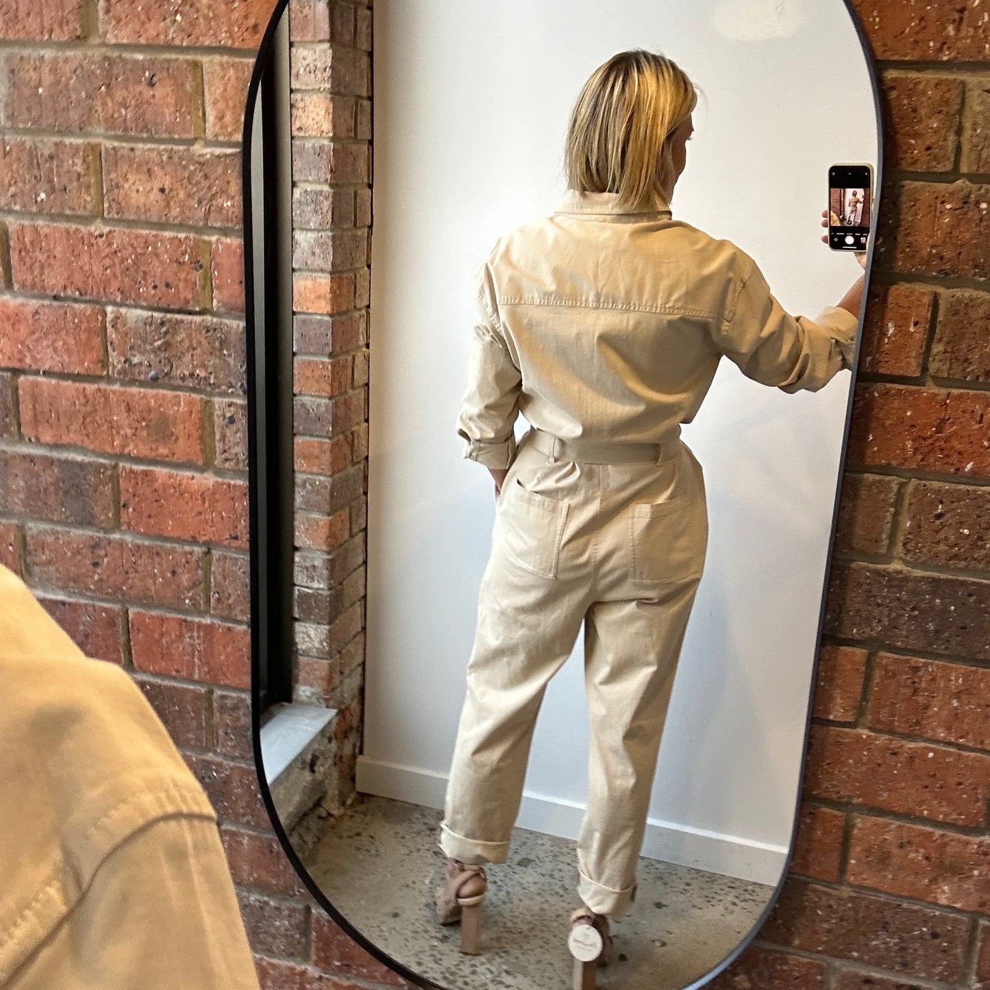 JAG Cream Boilersuit - Size 12