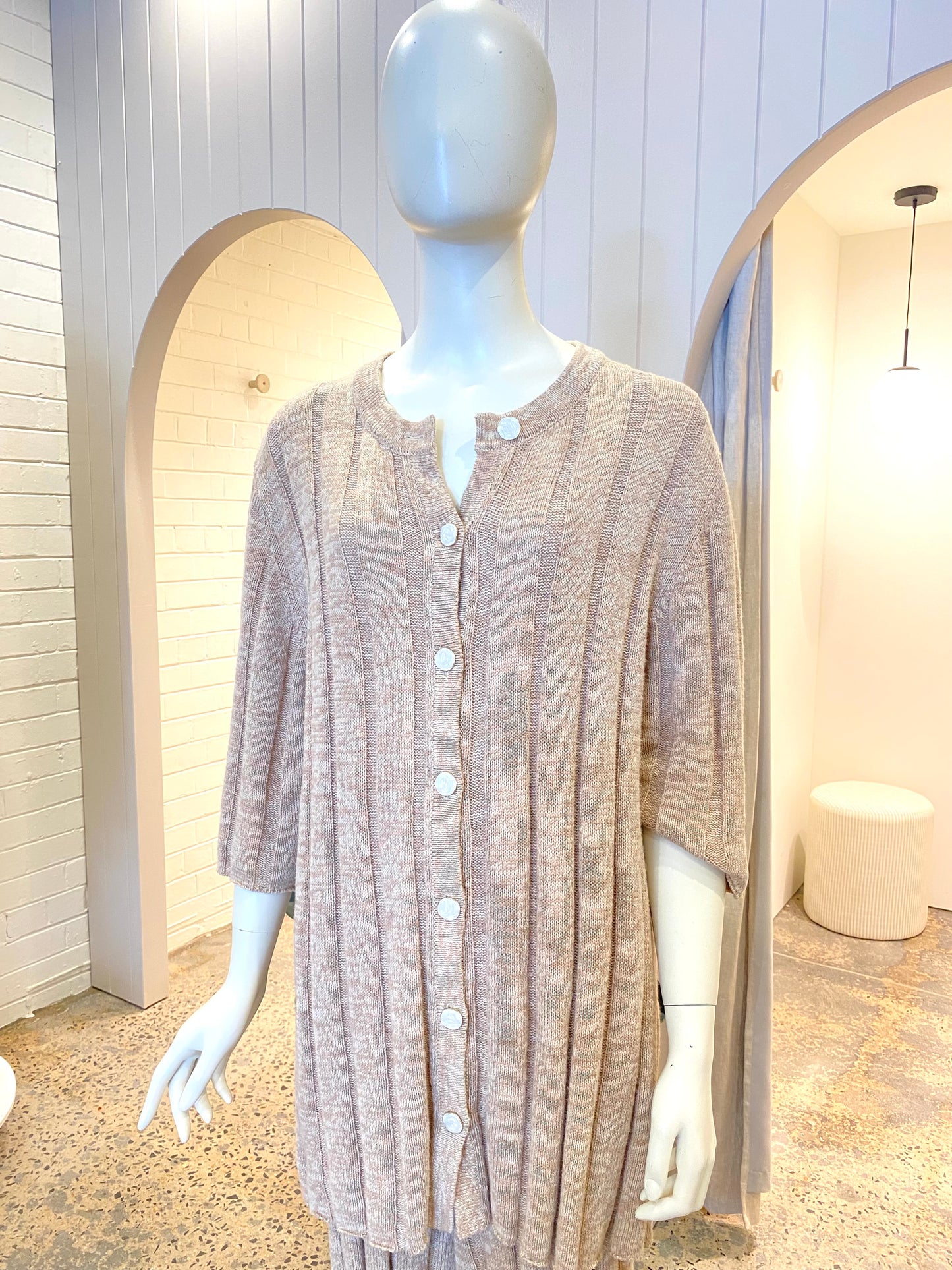 Dissh 'Jazz' Knit Set in Natural - Size 16