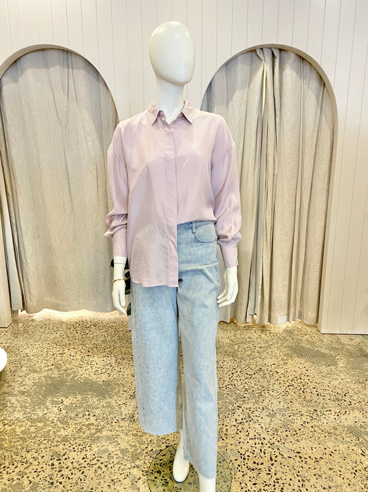 Essentiel Antwerp Silk Shirt - Size S