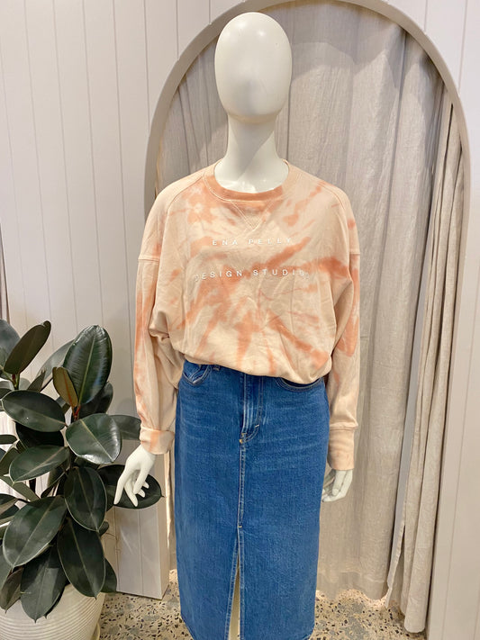 Ena Pelly Apricot Sweater - Size 10