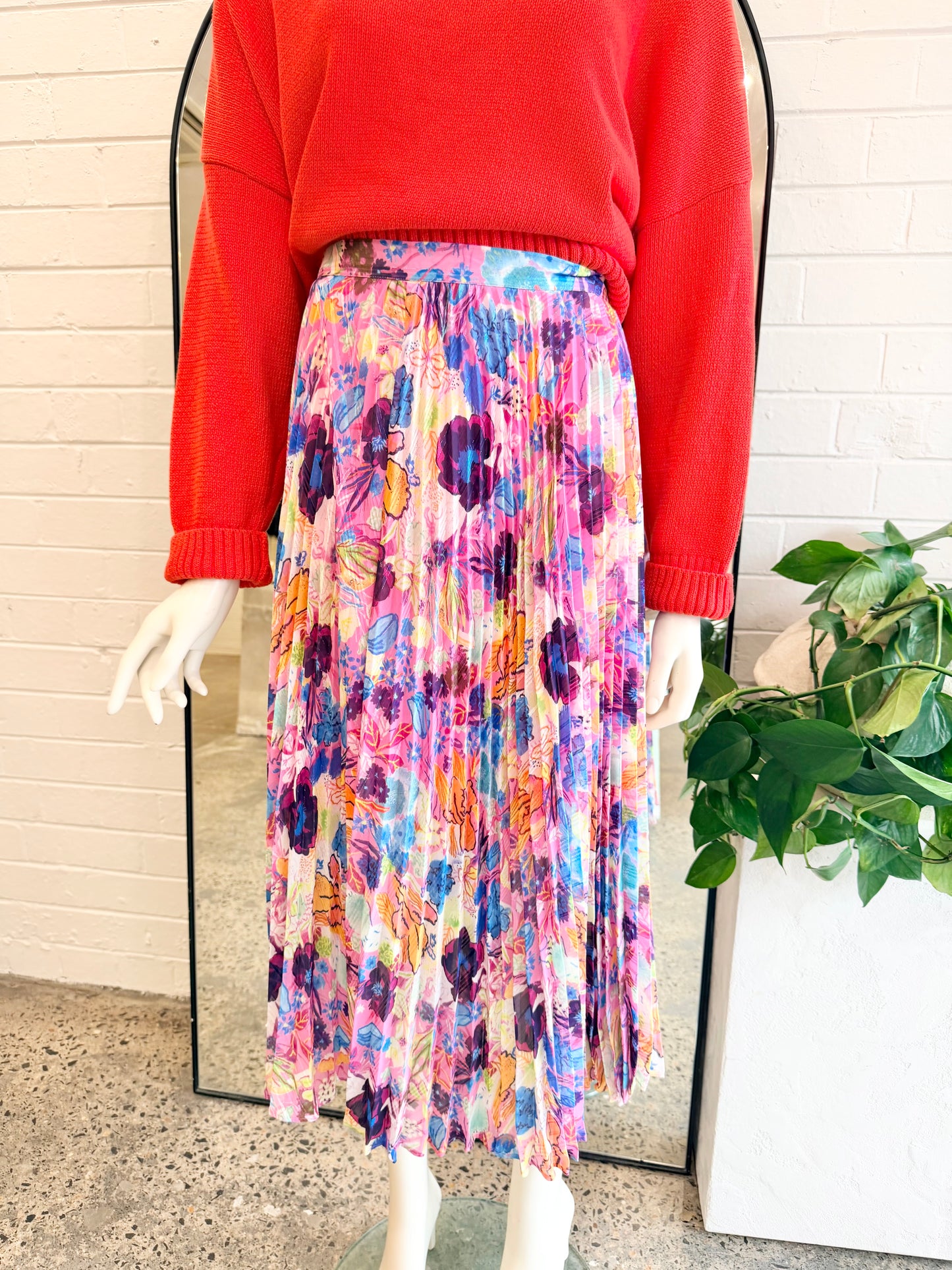Gorman Floral Rosa Midi Skirt - Size 10