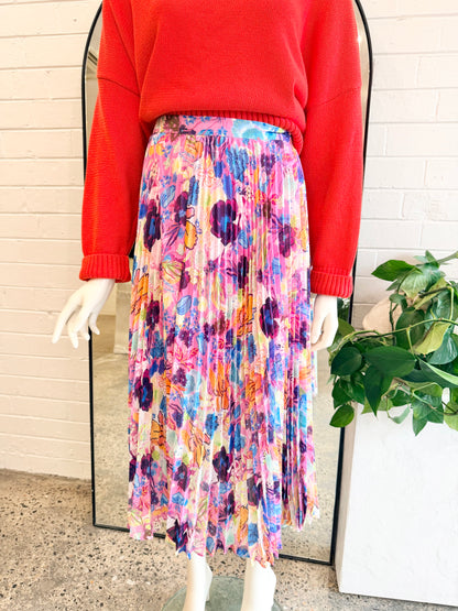 Gorman Floral Rosa Midi Skirt - Size 10