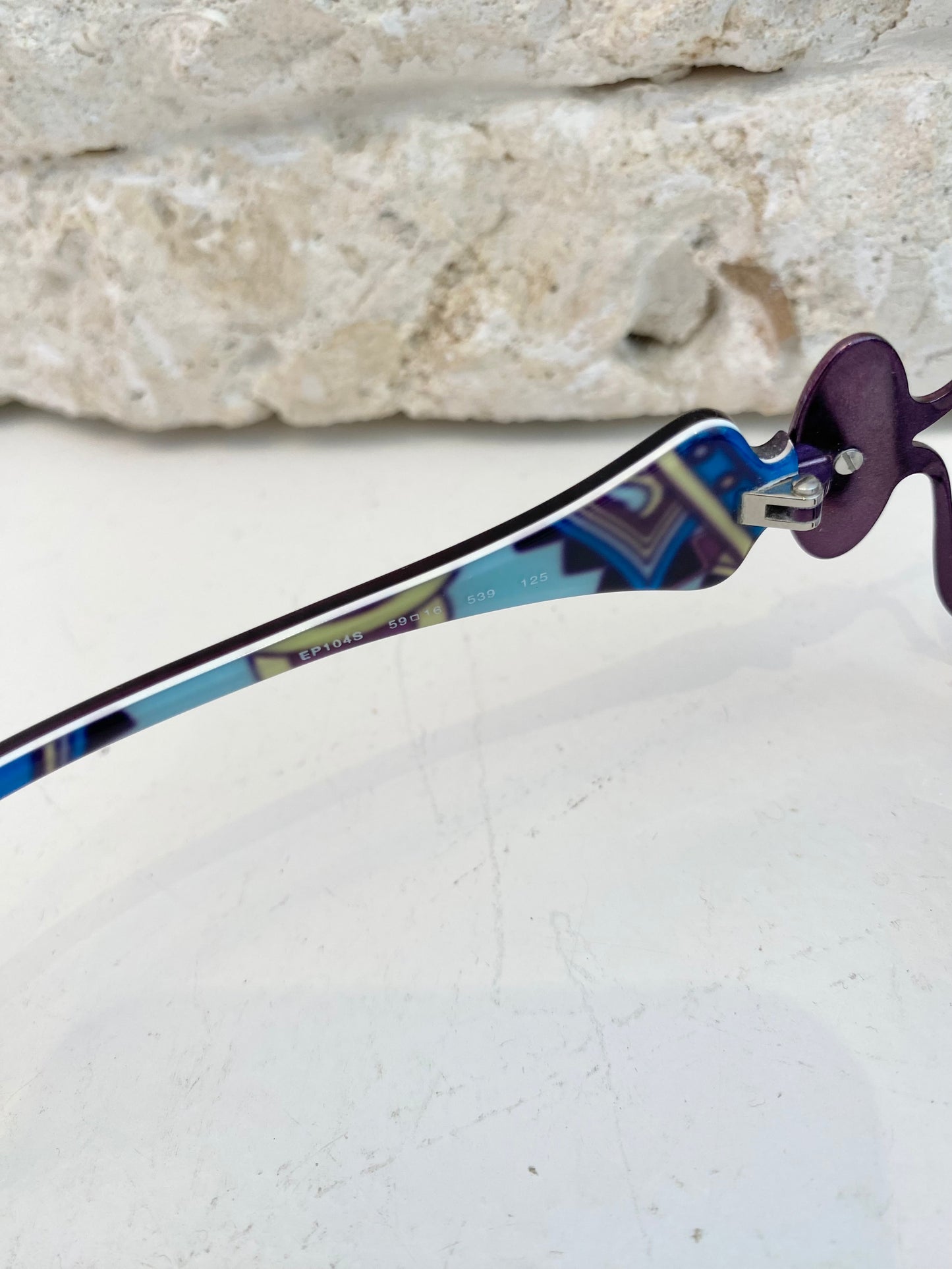 Emilio Pucci EP104S Sunglasses Purple Print