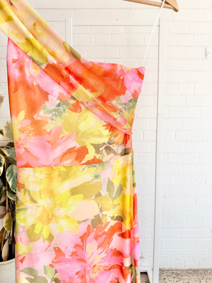 By Nicola Floral Confetti Paloma Sleeveless Maxi Dress - Size 6