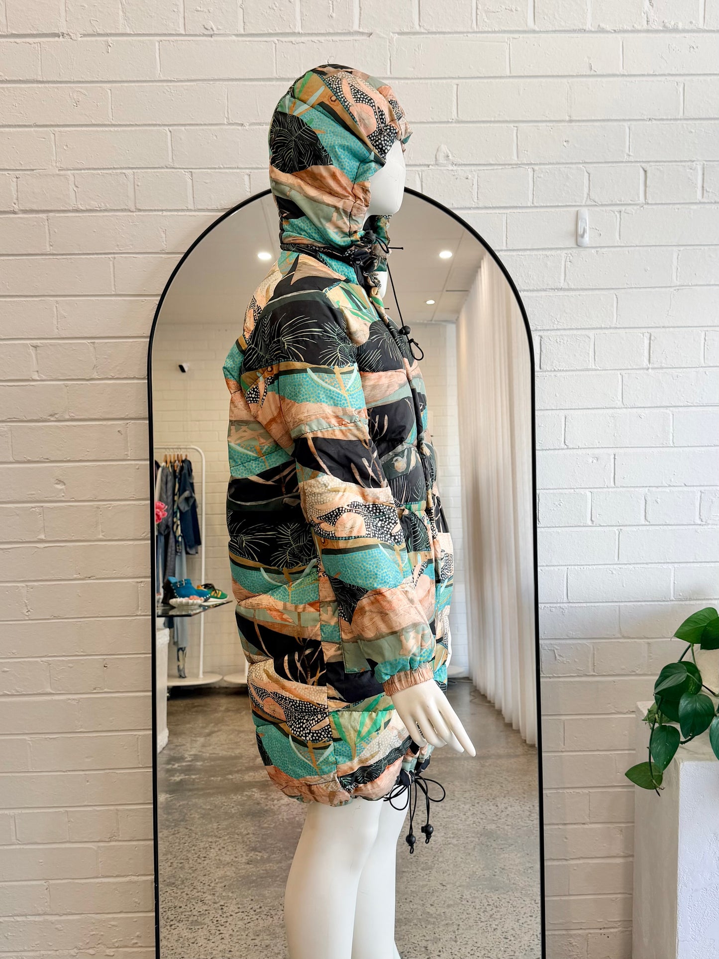 Gorman x Dana Kinter “Auguries Of Innocence” puffer jacket - Size 8
