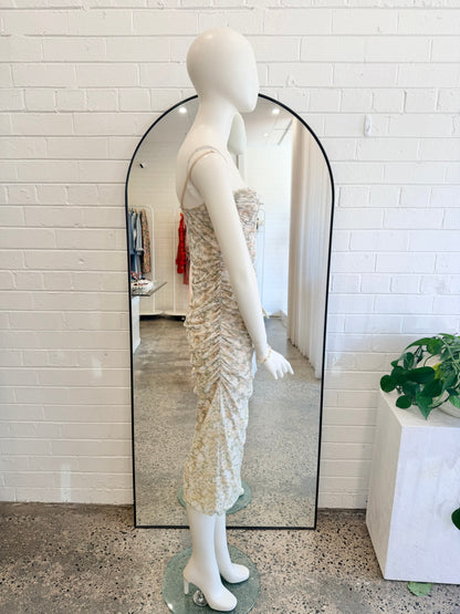 Camilla & Marc Majorelle Floral Print Midi Dress - Size 10