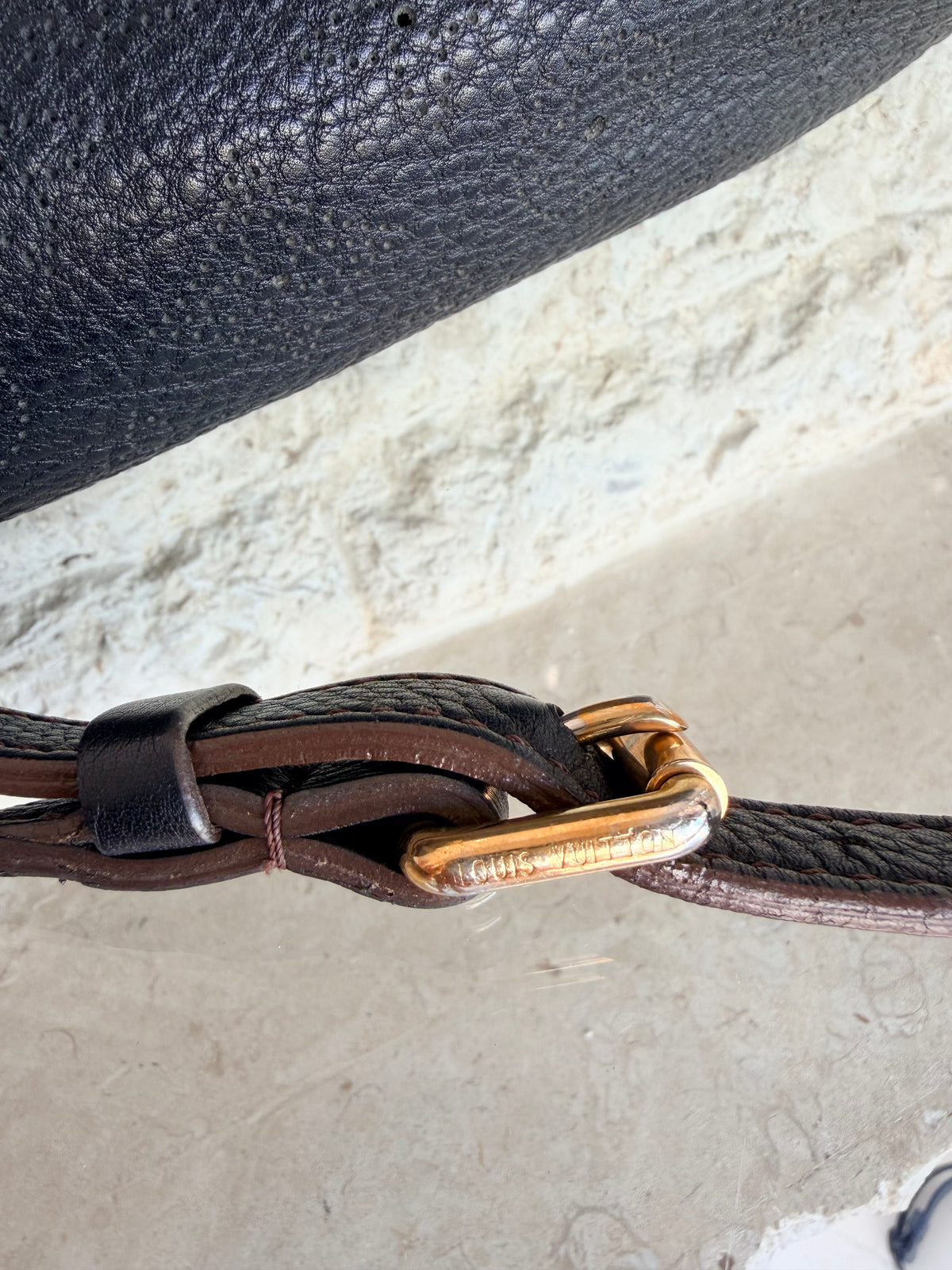 Louis Vuitton Black Monogram Mahina Shoulder Bag