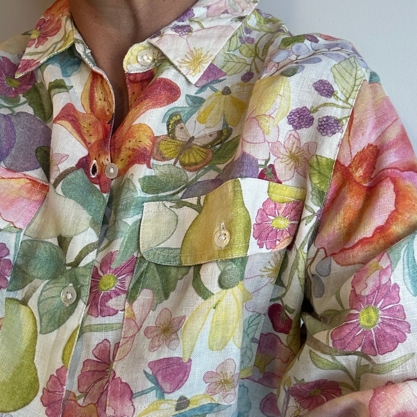 Kip & CO Floral Button Down Shirt - Size 10