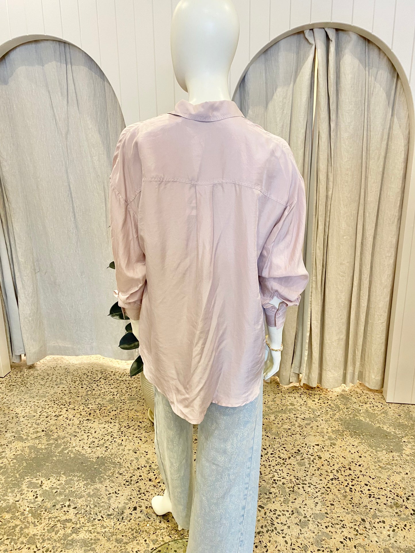 Essentiel Antwerp Silk Shirt - Size S