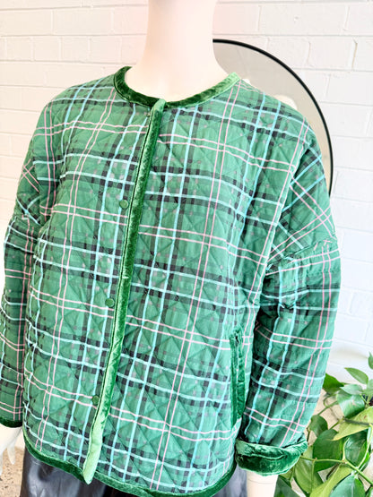 Gorman Green Bricklane Reversible Velvet Jacket - Size 6-8