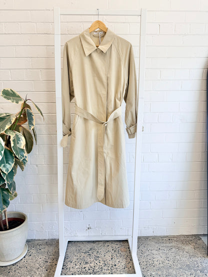Assembly Label Tan Alessandra Trench Coat - Size M/L (12 - 14)