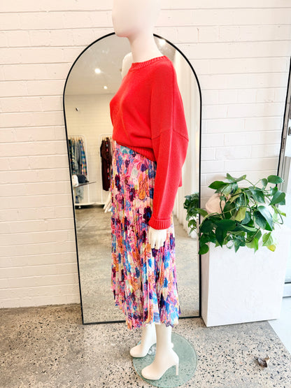 Gorman Floral Rosa Midi Skirt - Size 10