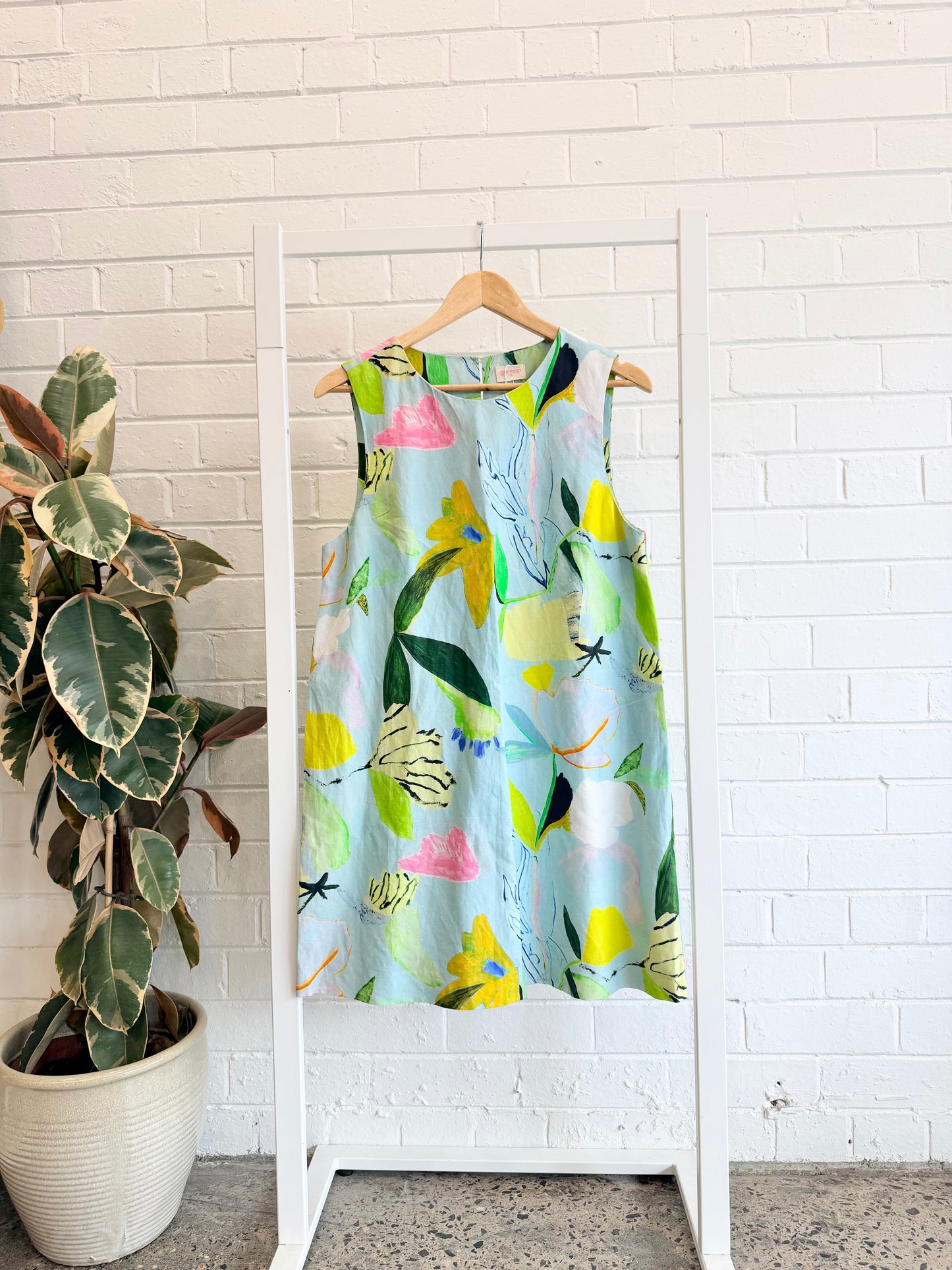 Gorman x Kaitlin Johnson 'Lush' Shift Dress - Size 12