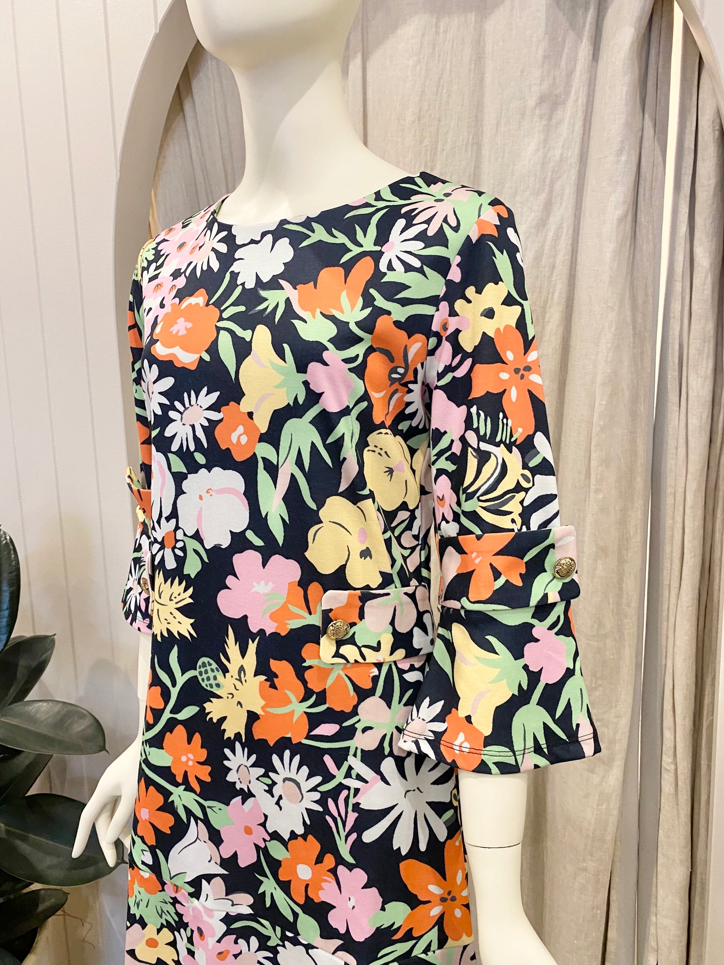 Binny floral shift dress - Size 10