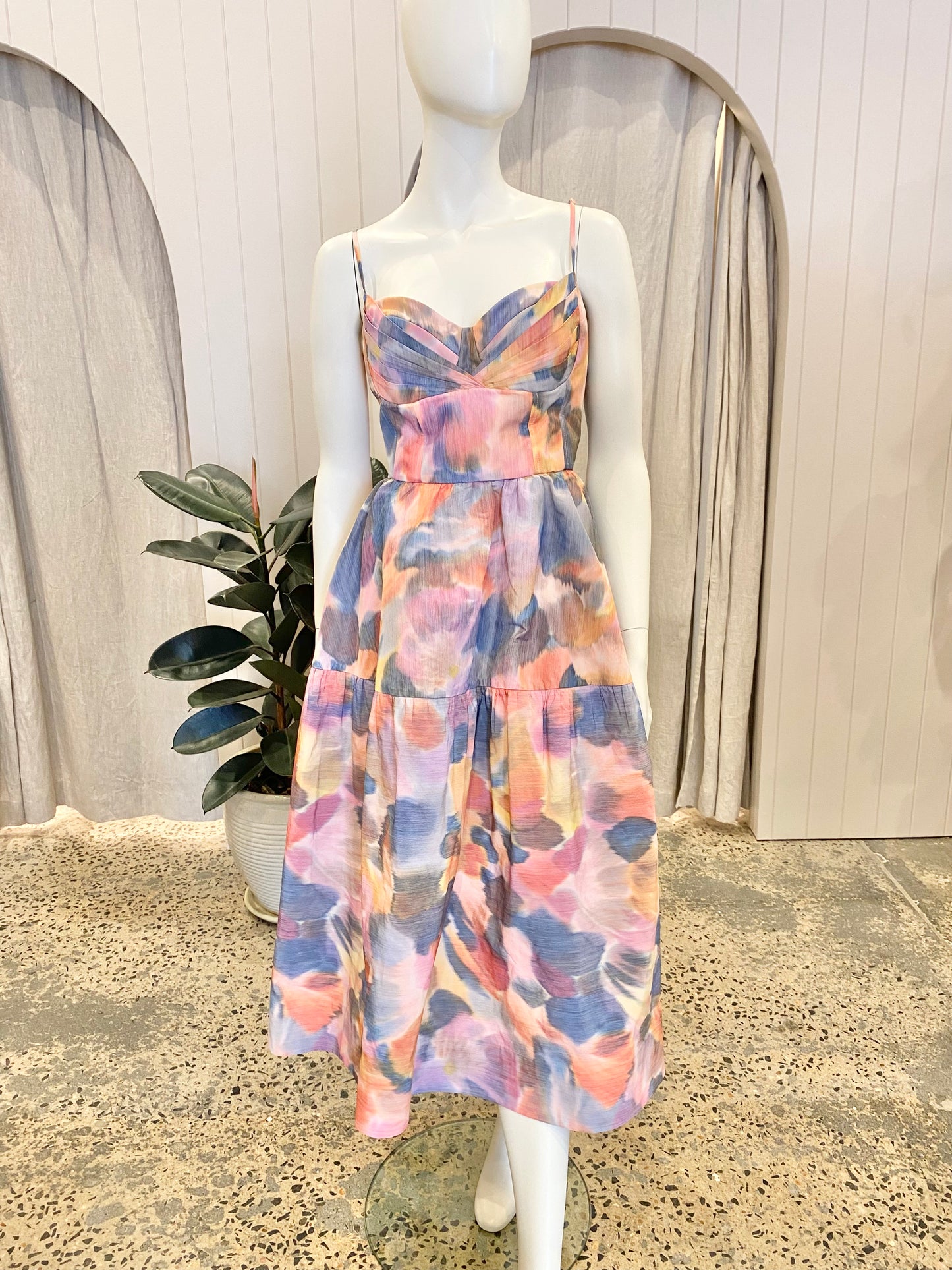 Rebecca Vallance Amaya Midi Dress - Size 16