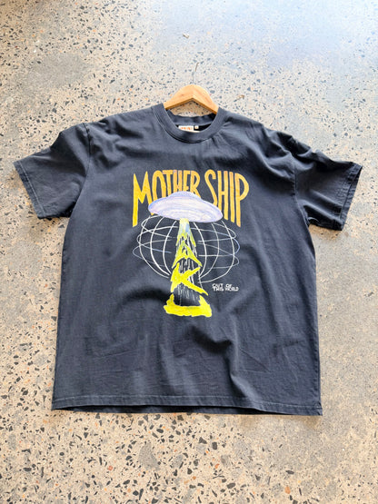 Maku Washed Black Mothership Oversized Tee - Size L (12)