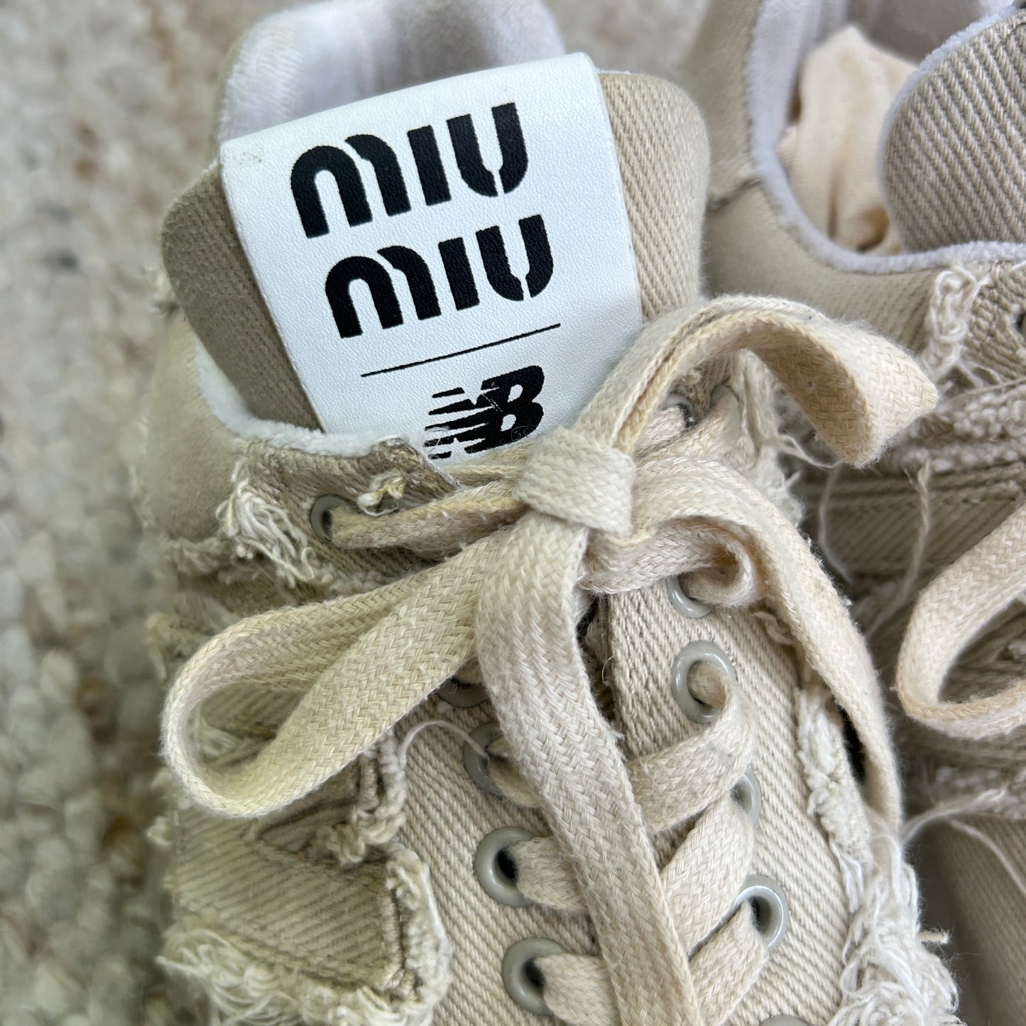 New Balance X Miu Miu Denim Sneaker - Size 36