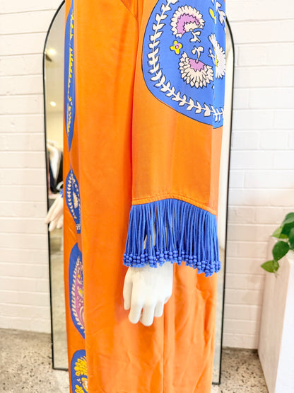 Alemais 'Luis' Silk Maxi Dress - Size 12