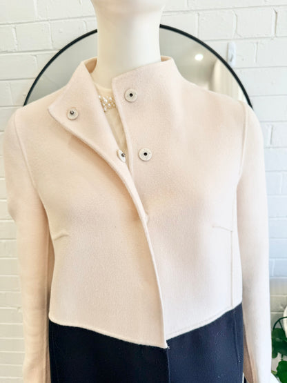 Max Mara Weekend Beige and Black Jacket - Size 6 - 8