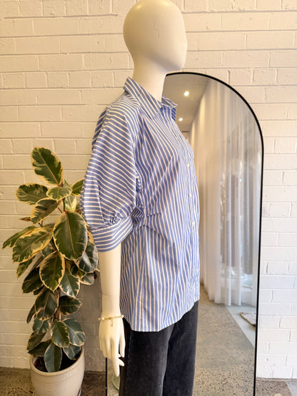 Day Birger et Mikkelsen 'Raphael' Classic Stripe Shirt in Blue/White - Size 36 (8-10)