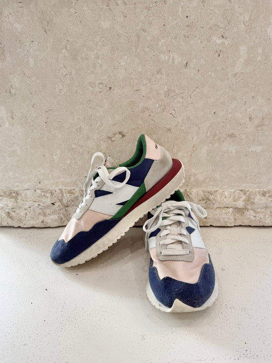 New Balance 237 Sneakers in Blue/Pink/Green - Size 40.5