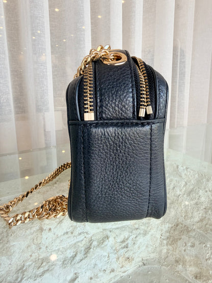 Marc Jacobs 'The Snapshot' Crossbody Bag in Black