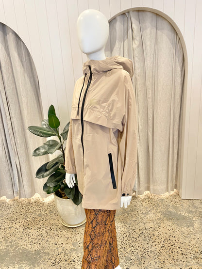 Burberry Equestrian Knight Hooded Parka Jacket - Size 10