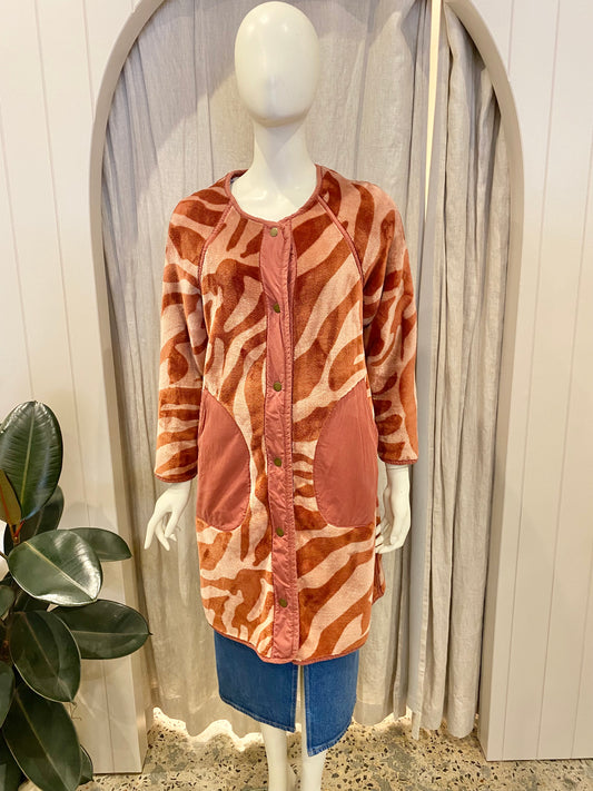 Anthropolgie Reversible Teddy Coat - Size 8/10
