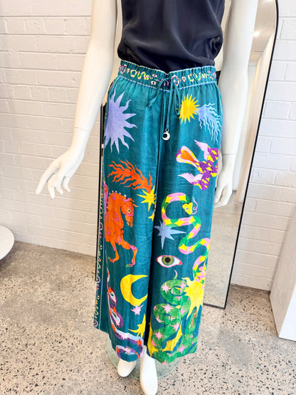 Alemais Guardian Silk Pants - Size 8