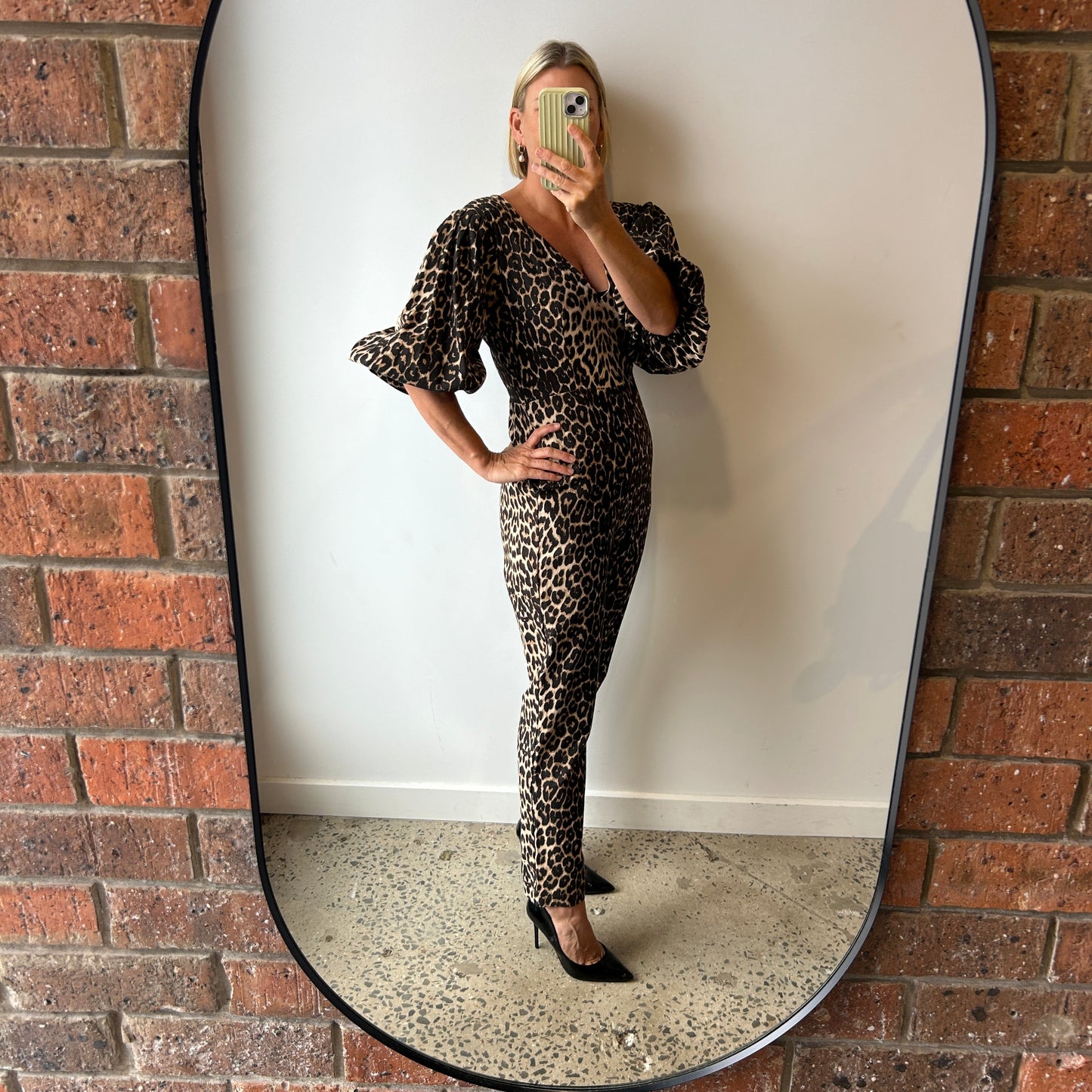 MLM Leopard Print Jumpsuit - Size S