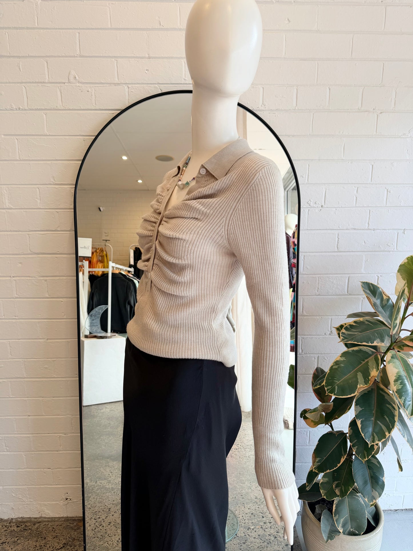 Sofia Irina Sage Knit Top - Size L