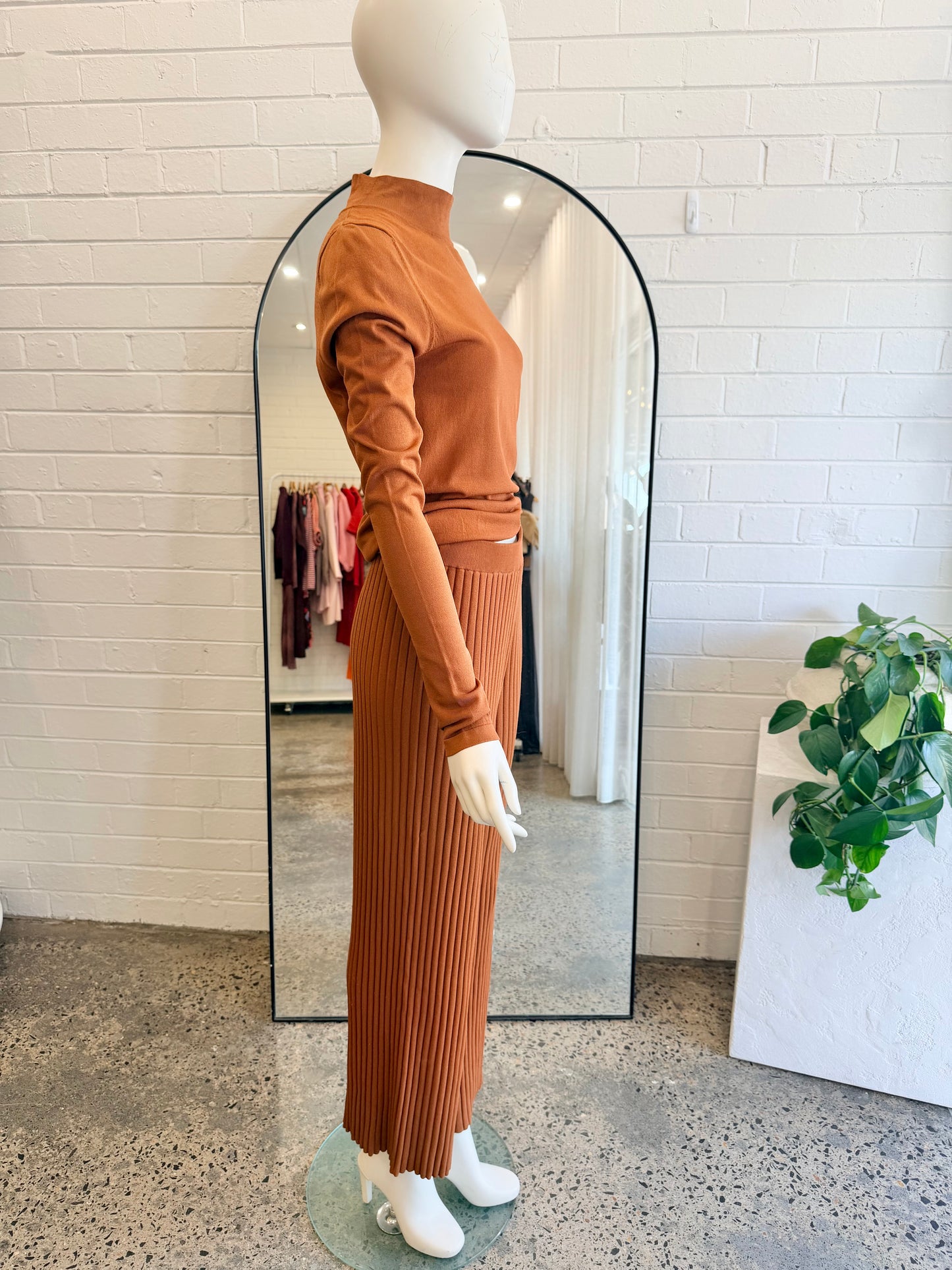 Zerafima Rust Terra Polo - Size M (10)