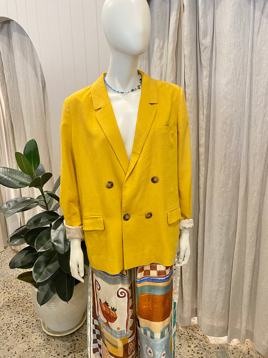Sezane Saffron Christie Blazer - Size 16