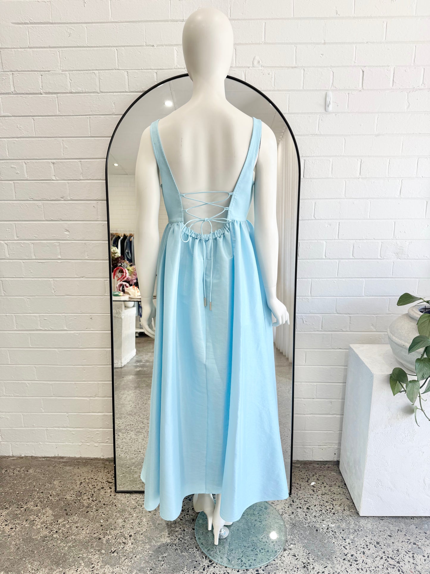 Acler Light Blue Redin Maxi Dress - Size 12