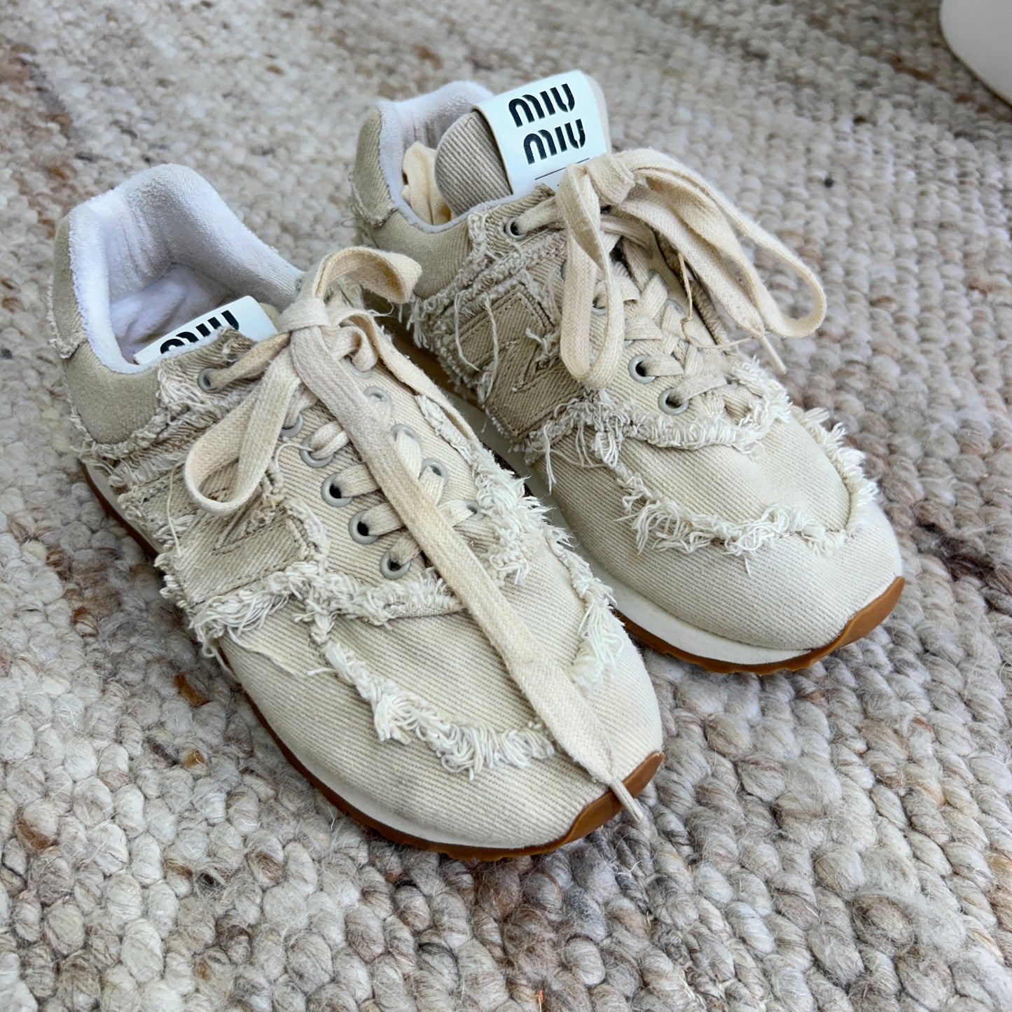 New Balance X Miu Miu Denim Sneaker - Size 36