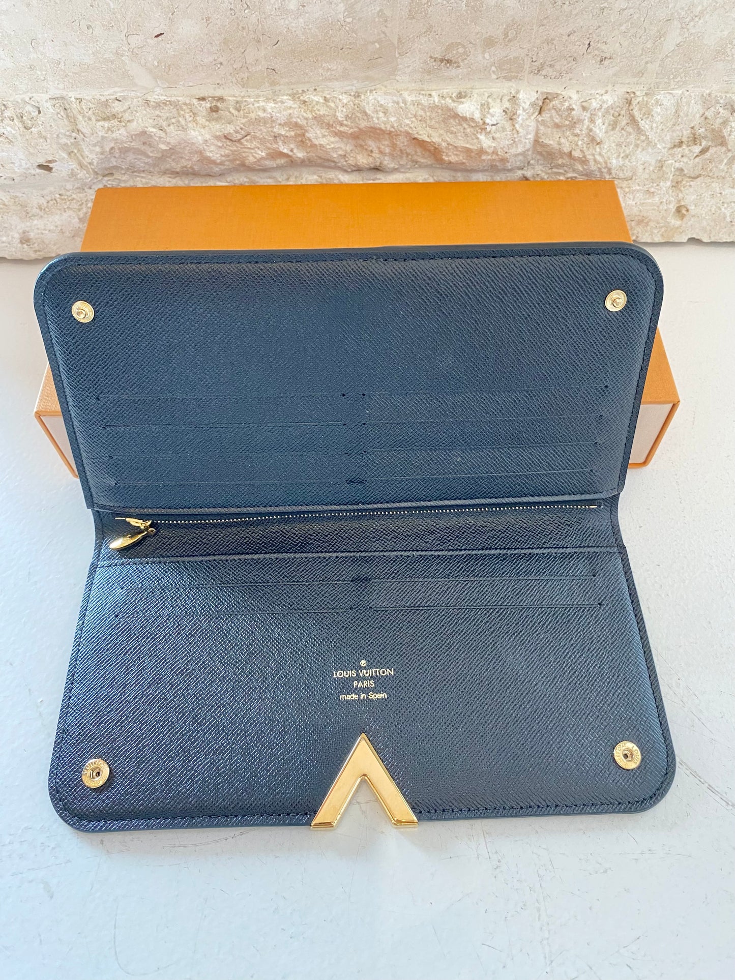 Louis Vuitton Black Kimono Wallet