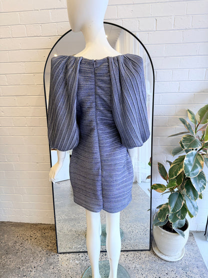 Suboo Metallic Mira Mini Dress - Size L (12)