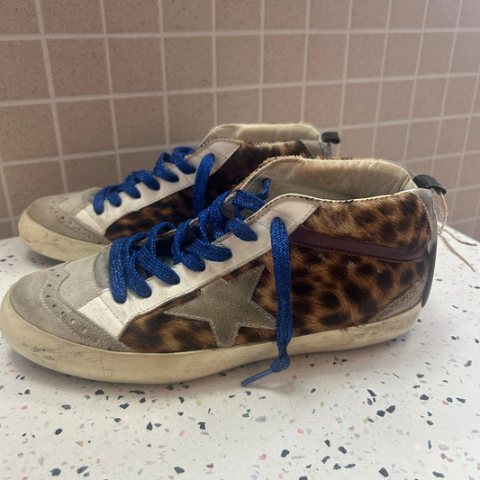 Golden Goose Calf Hair Mid Star - Size 37