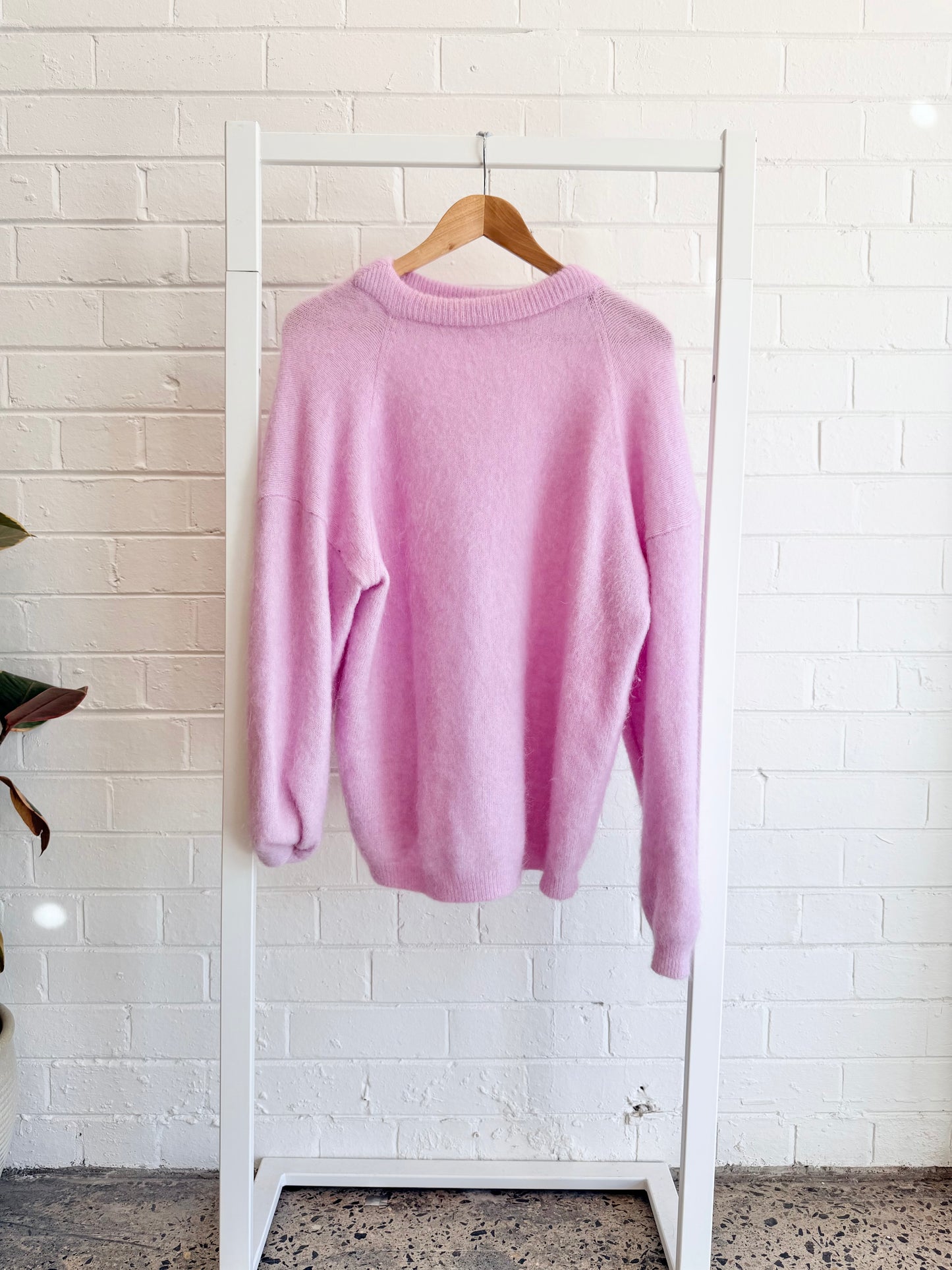 Acne Studios Pink Brushed Sweater - Size S (12)