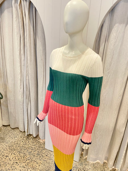 Onte 'Juli' Ribbed Knit Dress - Size M (10/12)