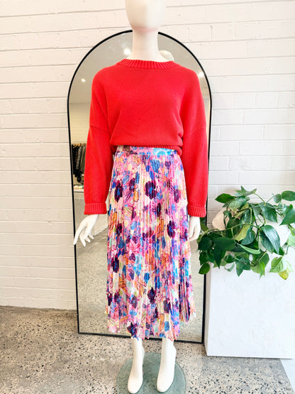 Gorman Floral Rosa Midi Skirt - Size 10