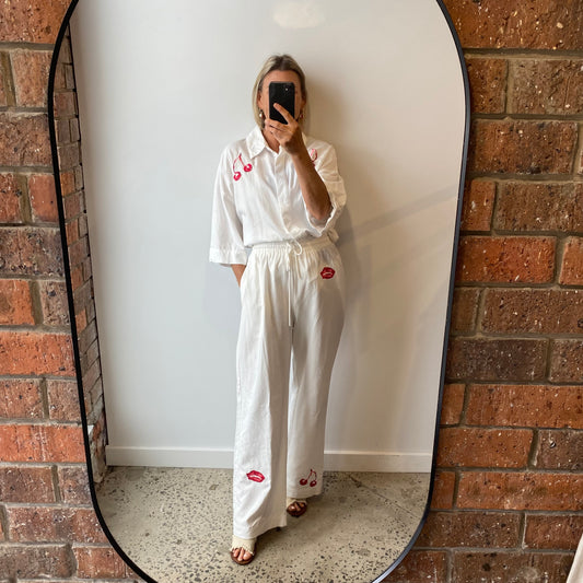 Romy Cherry Co-Ord Set - Size 12/14