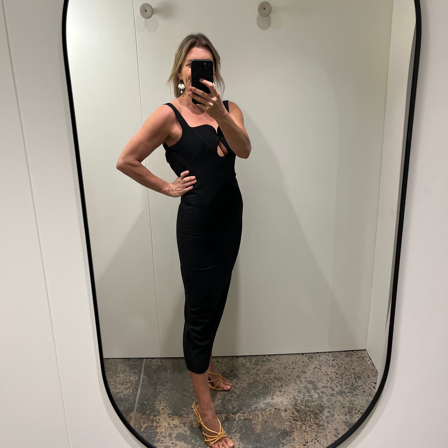 Camilla and Marc Black Brixton Dress - Size 6