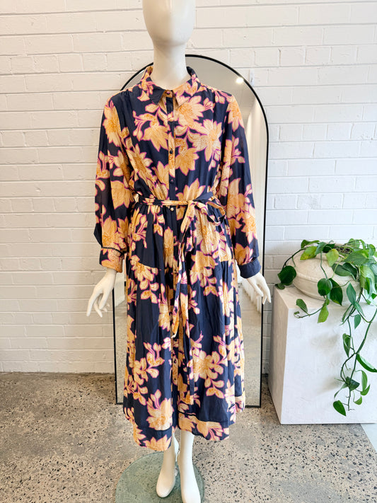 Alessandra Lulu Hazel Midi Dress - Size XL (14) - Pre-Loved Geelong
