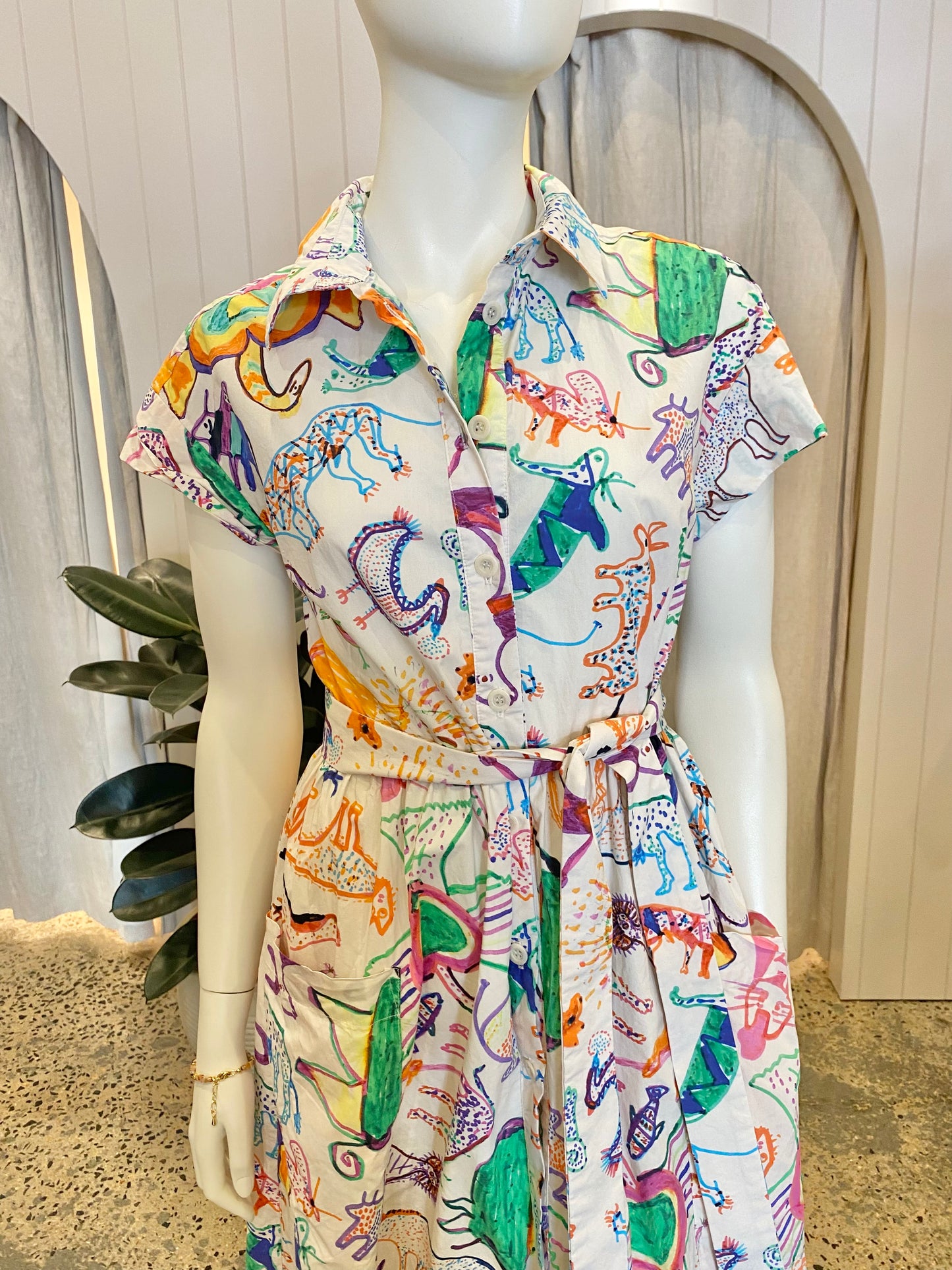 Obus x Create Impact Shirt Dress - Size 8